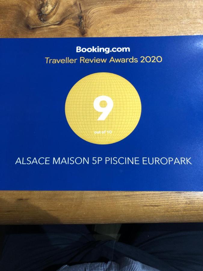 Alsace Maison 5P Piscine Europapark Rulantica Villa Marckolsheim Kültér fotó